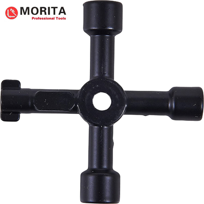 Plumbing tools 4-Way Multi-Functional Utilities Key, Electric Meter Box Key Radiator Key Bleed Key Gas Key Zinc Alloy