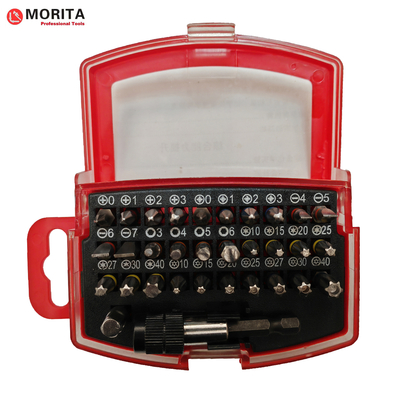 screwdriver and  socket  set 32 pce S2/CR-V steel S2 material is ideal for powered drills and impact drivers