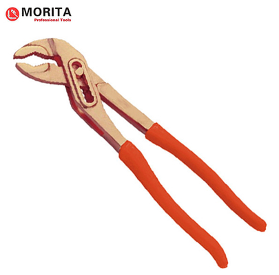 Non sparking tools box joint water pump plier 10" opening capacity: 32mm suitable for petrochemical industry
