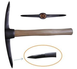 Tempering Garden Tools Pickaxe Mortar Pick With Wood Handle Double Point