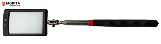 Buy Plumbing tools Telescopic Inpecting Mirror 65*42mm LED Light Be Rotated In All Directions Stainless Steel online manufacture
