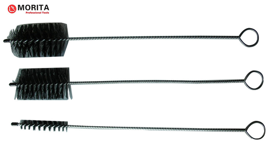 Buy Flue Cleaning Brush 3 Pce 400mm Steel And Nylon Round Ø52mm Round Ø15mm Flat 52*30mm Silver plumbing tools online manufacture