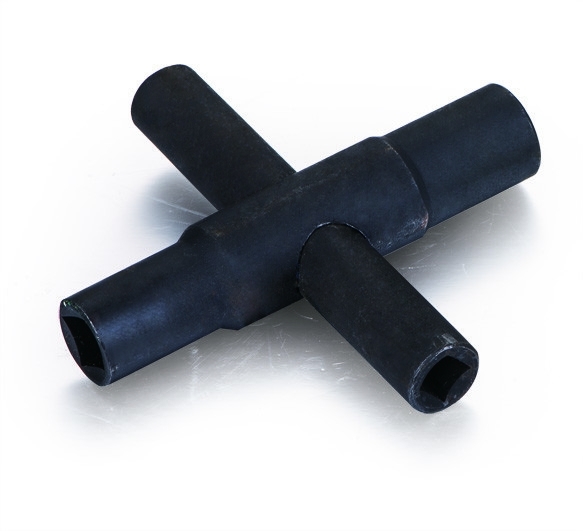 Plumbing tools 4 Way Sillcock Key 4 Wrench Sizes-1/4”,9/32”,5/16”,11/32” (1 Pack) Stainless Steel