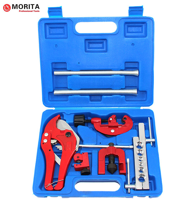Common Flaring Tools Kit Inch: 3/16&quot;,1/4″,5/16″,3/8″,1/2″,5/8″,3/4″ Metric: 5mm,6mm,8mm,10mm,12mm,16mm,19mm Alloy Steel