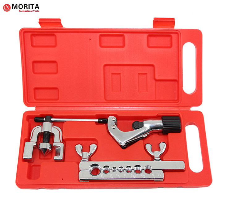 Common Flaring Tools Kit Inch: 3/16&quot;,1/4″,5/16″,3/8″,1/2″,5/8″,3/4″ Metric: 5mm,6mm,8mm,10mm,12mm,16mm,19mm Alloy Steel
