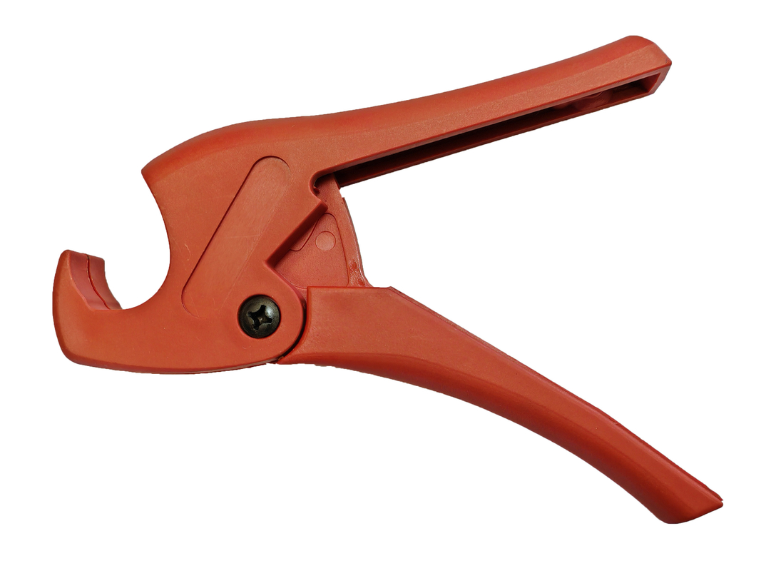 Strong Glass Fibre Plastic Pipe Cutter 25mm 195mm Foor Cutting PVC  65Mn For Blade