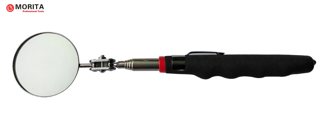Plumbing tools Telescopic Inpecting Mirror 52mm Swivel Adjustable Joint 360-Degree Full Rotation Stainless Steel