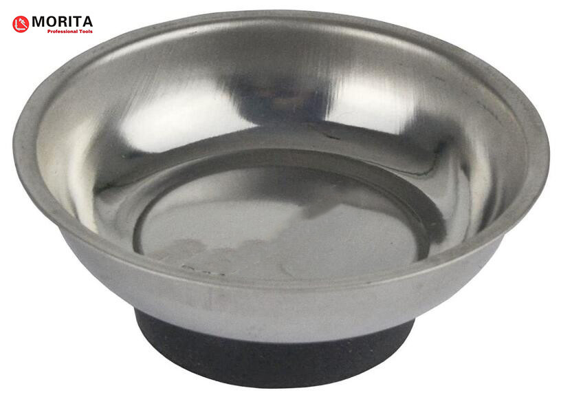 Plumbing tools Round Magnetic Bowl Stainless Steel Diameter 150mm Holds Bolts, Nuts, Screws And Parts