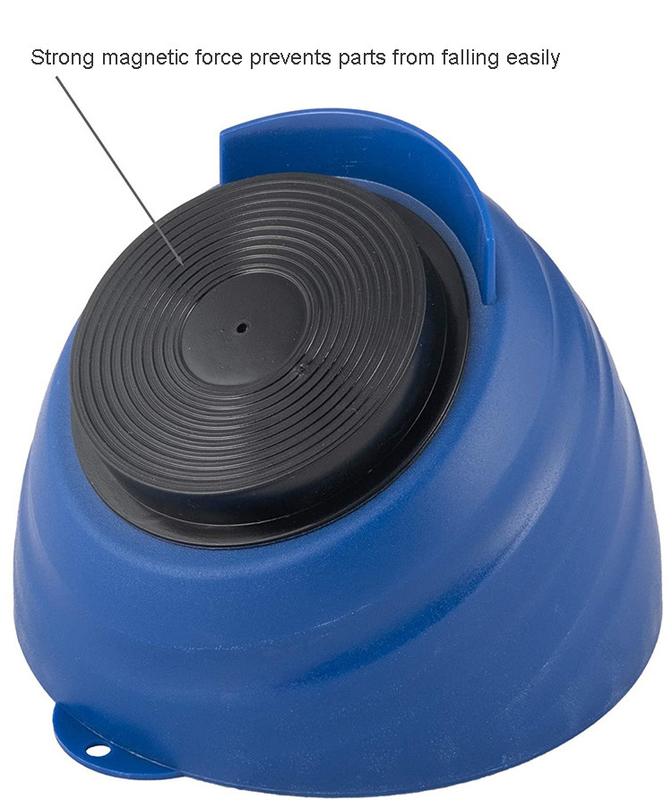 Plumbing tools ABS Magnetic Bowl ABS Material 109*78mm Holds Bolts, Nuts, Screws And Parts