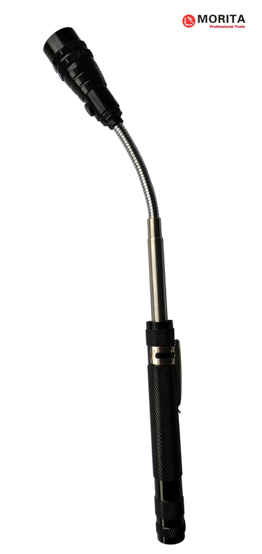 Plumbing tools Telescopic Magnetic Flashlight pickingWith 3 LED Lamps 360-Degree Adjustable Magnet Head Length 550mm