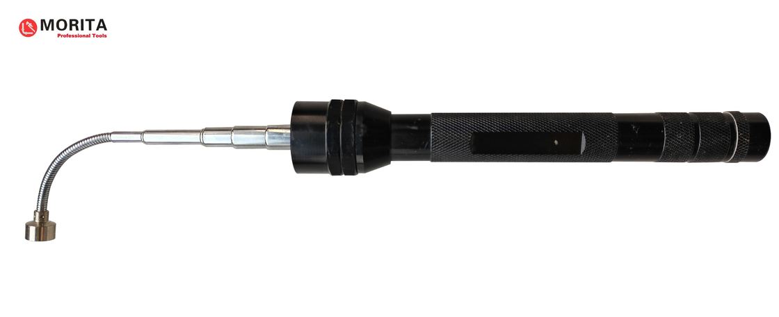 Plumbing tools Telescopic magnetic flashlight with 6 LED lamps 360-degree adjustable soft neck Aluminum Alloy 640mm