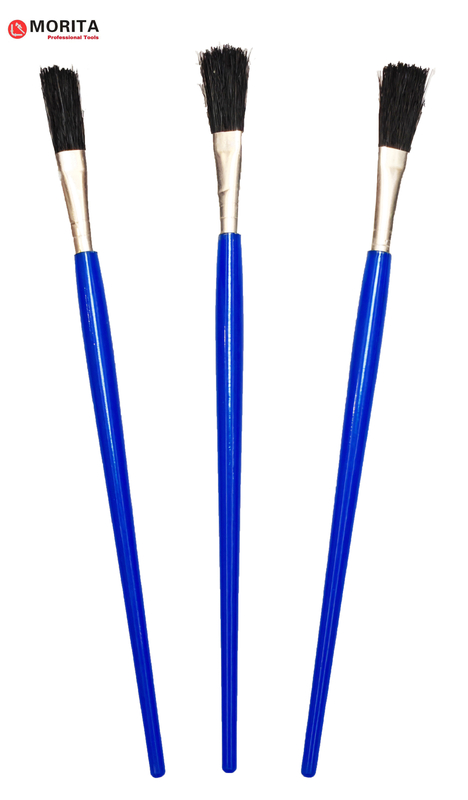 Flux Brush Plastic Handle plumbing tools Set Bristle Plastic  Length 195mm Applying Flux Or Glue On To Joint And Threads