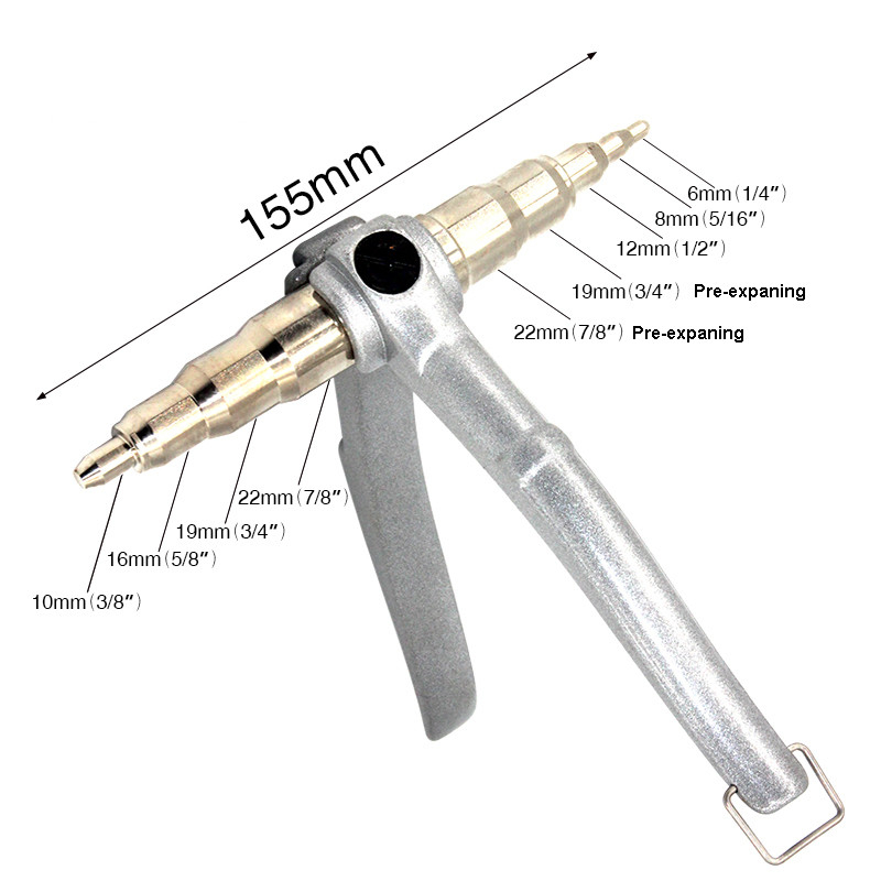 Plumbing tools Integrated Swaging Punch Tool  with handle 1/4"-7/8",6mm-22mm