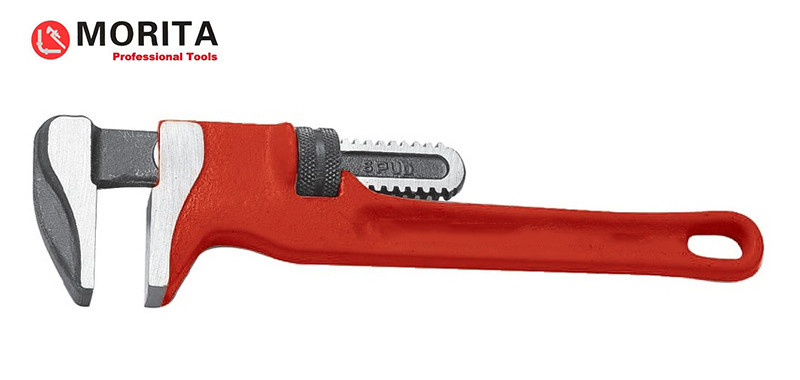 12&quot; Drop Forged Steel Spud Pipe Wrench For Square Self Clamping Smooth And Toothless