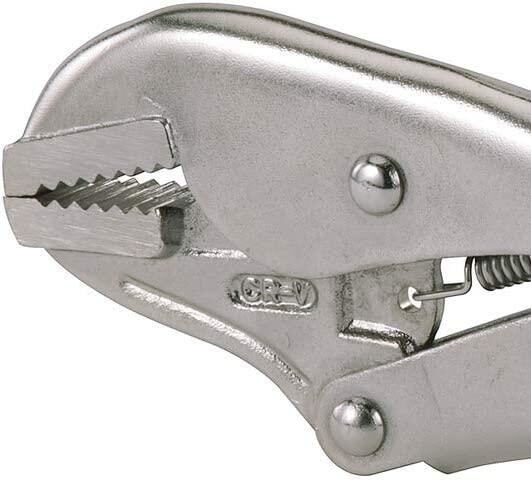 Straight Locking Pliers Chrome Vanadium Steel 7", 10", 12" With Adjustable Screw