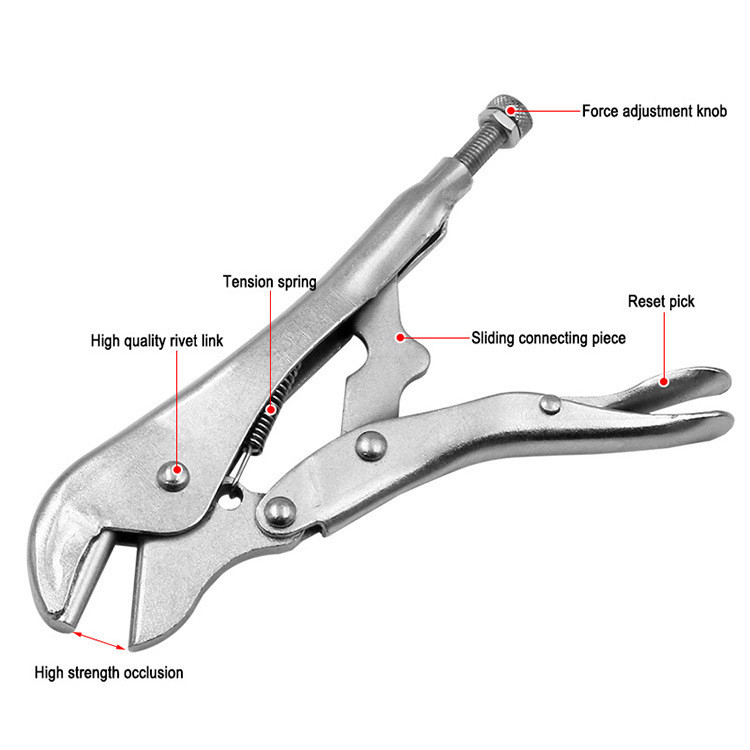 Pipe Clamp Pinch-Off Plier Carbon Steel Pinch Off Copper And Other Pipeline Without Leakage And Quickly 7", 10"