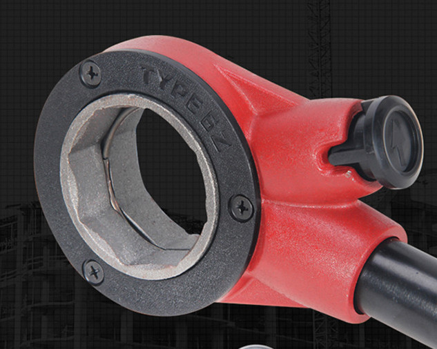Ratchet pipe threading tools kit 1/2"-1-1/4" malleable cast iron for threading gas pipe or galvanized iron pipes