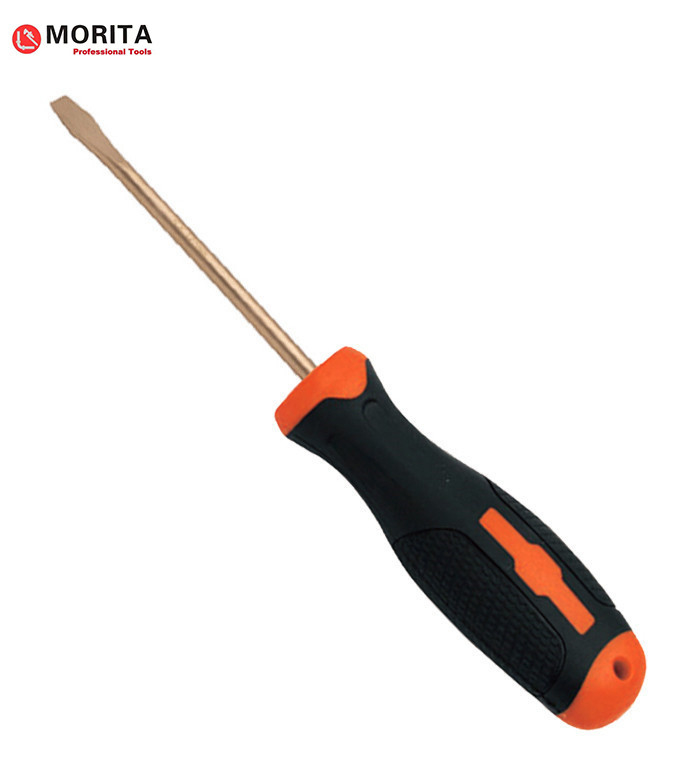 Non sparking tools screwdriver Slotted Phillips, Pozi, Torx Beryllium Bronze or Aluminum Bronze hardness up to HRC30