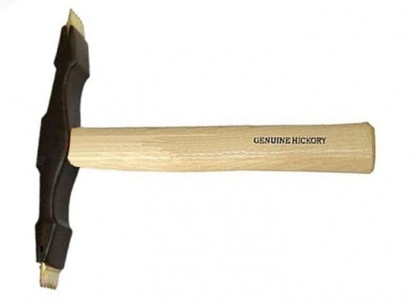 Stable Hammers Hand Tools Double End Scutch Hammer With Hickory Handle