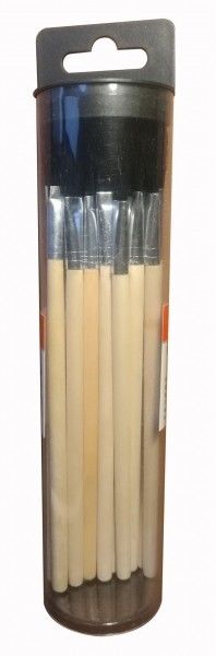 Wooden Handle Flux Brush 25 Pcs Bristle Wood 20cm High Efficiency Durable