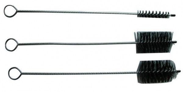 Flue Cleaning Brush 3 Pce 400mm Steel And Nylon Round Ø52mm Round Ø15mm Flat 52*30mm Silver plumbing tools